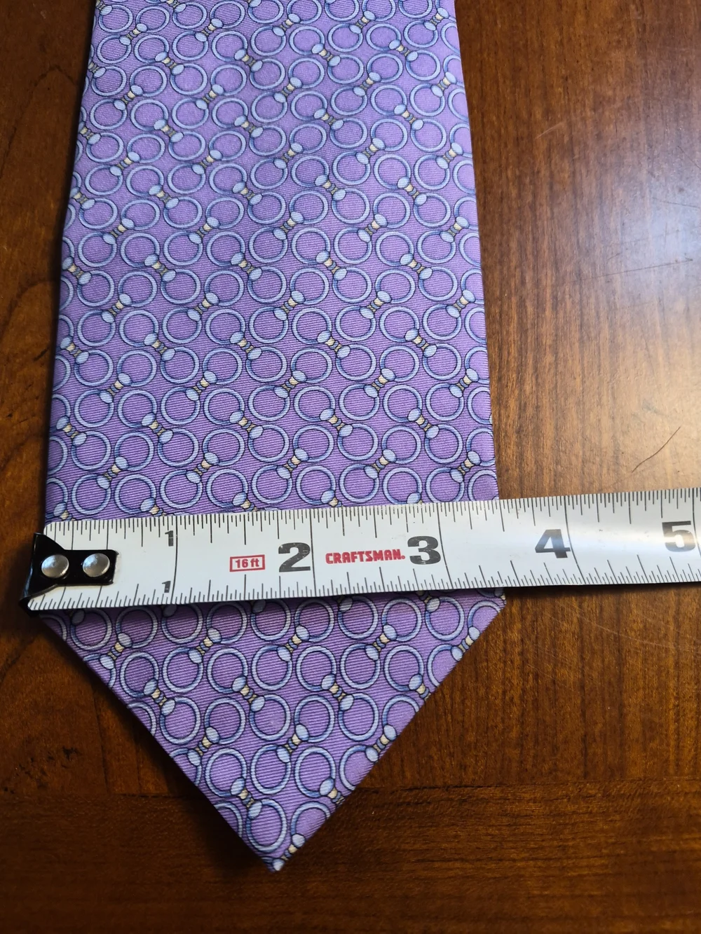 Brooks Brothers Lavender Purple Circles Silk Tie